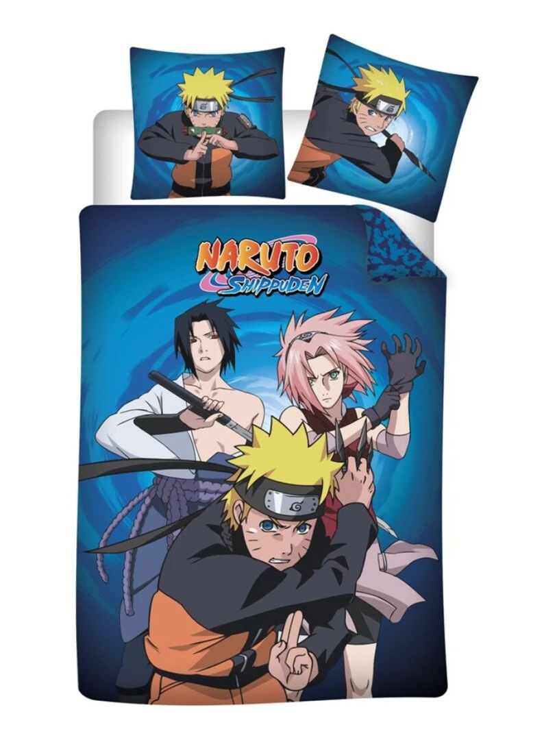 Parure de lit Enfant Naruto Shippuden Bleu
