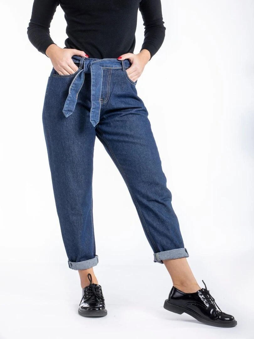 Jeans mom ONOR DENIM 'Rica Lewis' Bleu