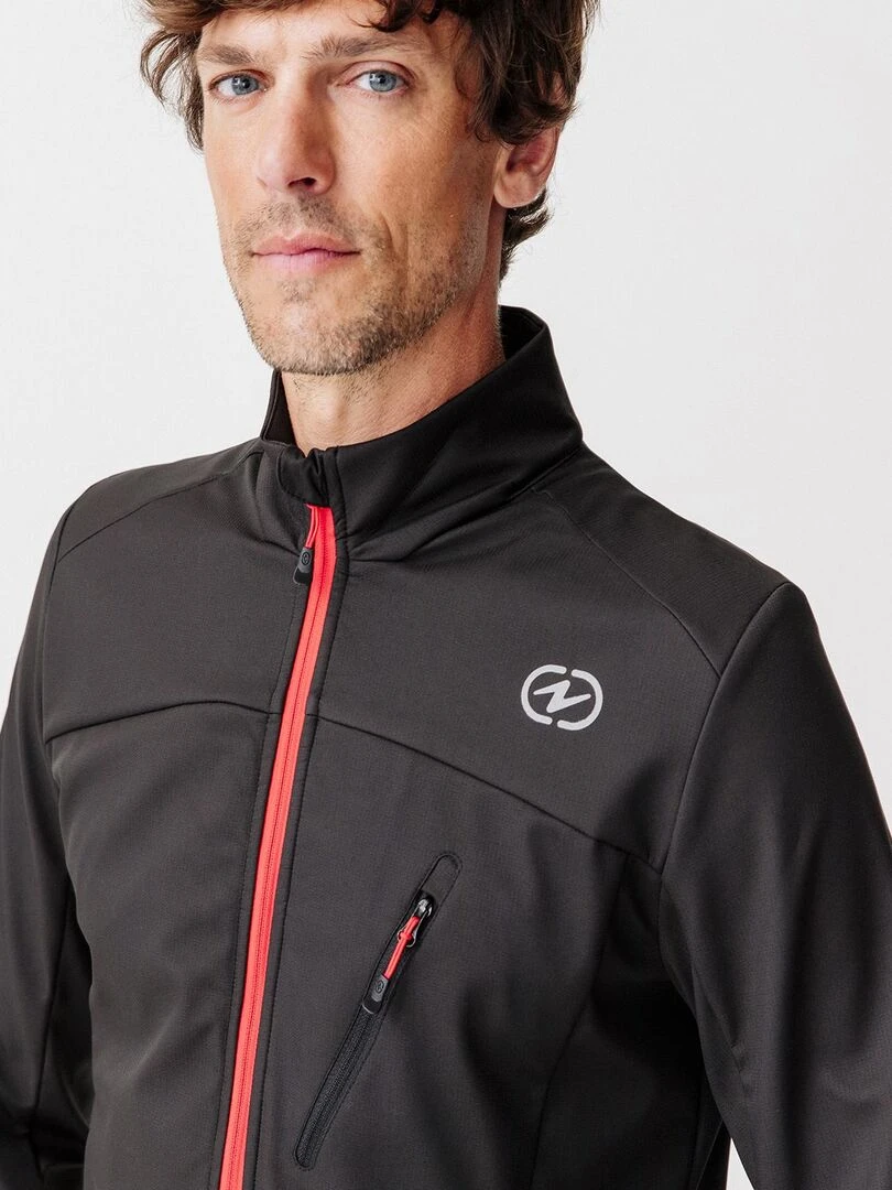 Veste soft Shell 5000 homme   DamartSport   Noir