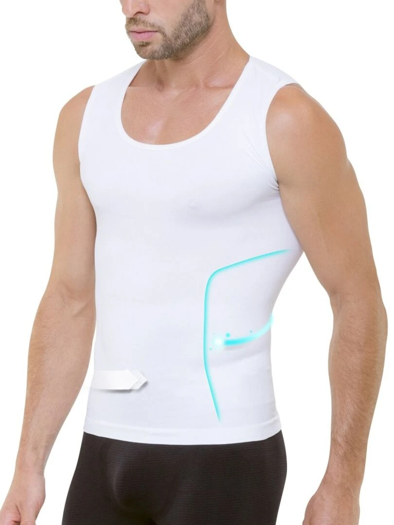 Débardeur amincissant et sculptant BEAUTYTHERM Blanc