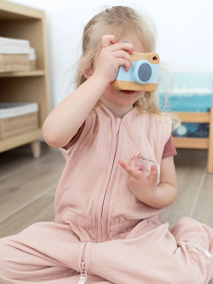 Bemini Gigoteuse  jambes séparables Tetra Jersey   Rose clair