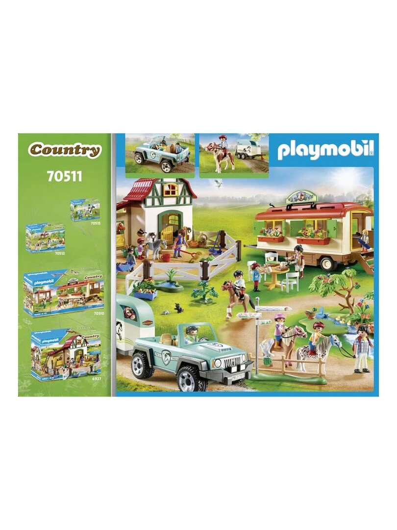 70511 Voiture Et Van Pour Poney  'playmobil' Country   N/A