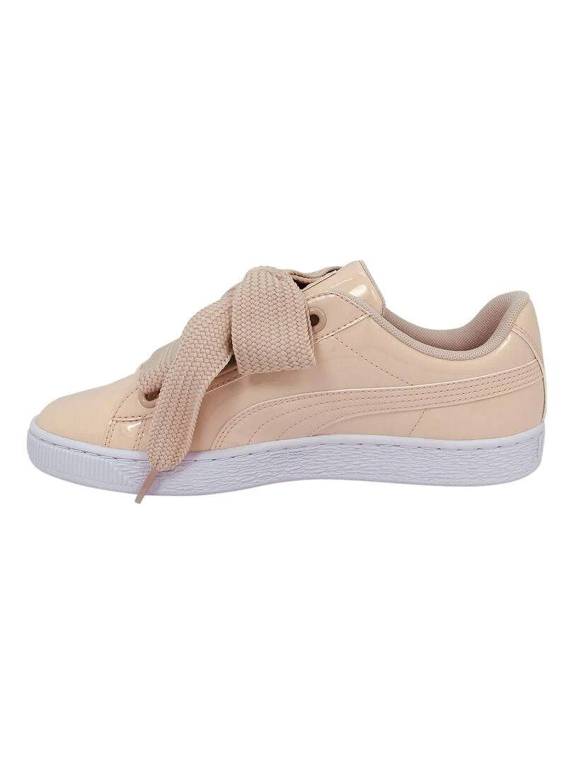 Baskets basses 'Puma' 'Basket Heart Patent'   Rose