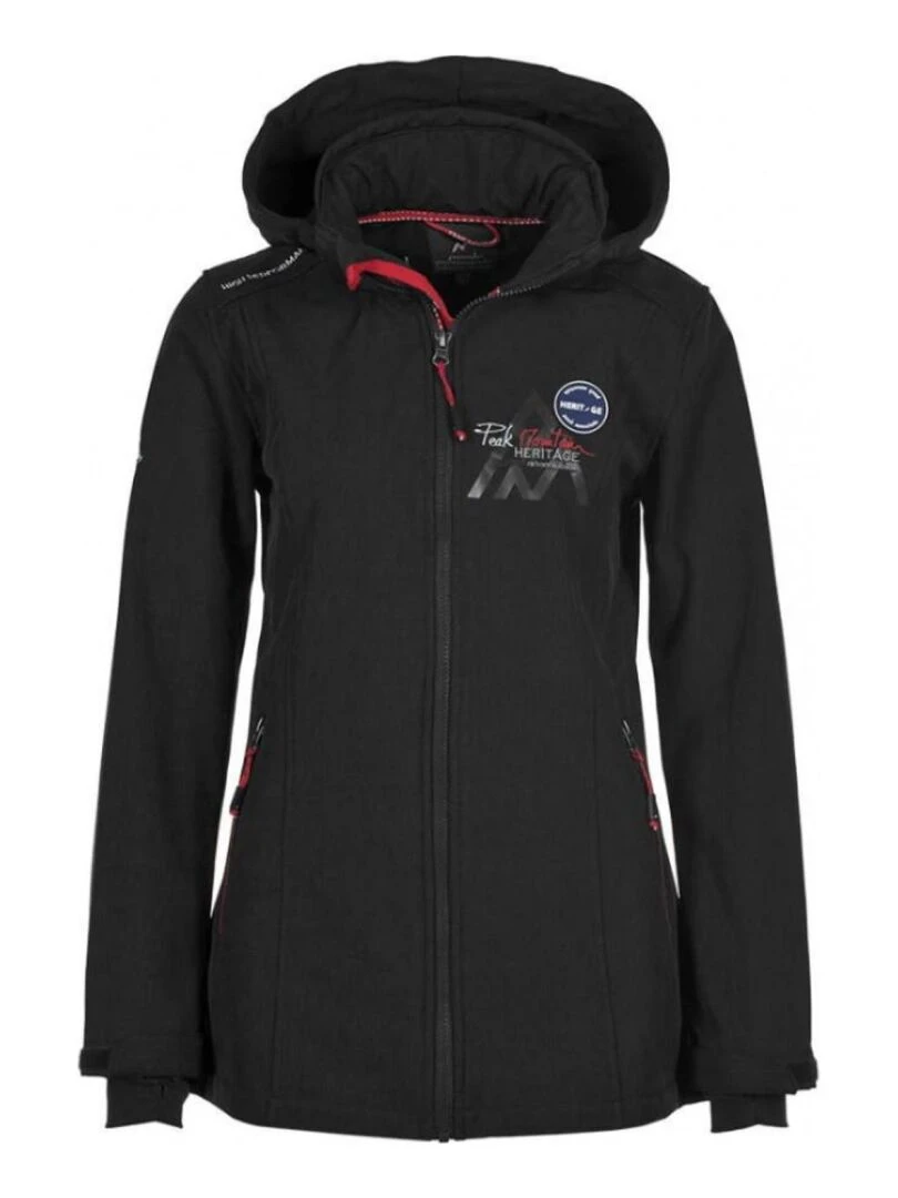Blouson softshell femme AMONT PEAK MOUNTAIN Noir Noir
