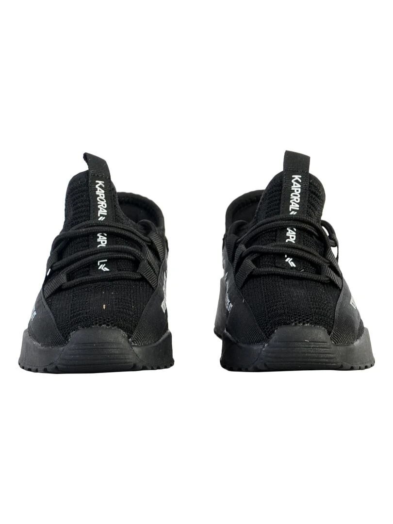 Basket à Lacets Enfant Kaporal Dofini   Noir