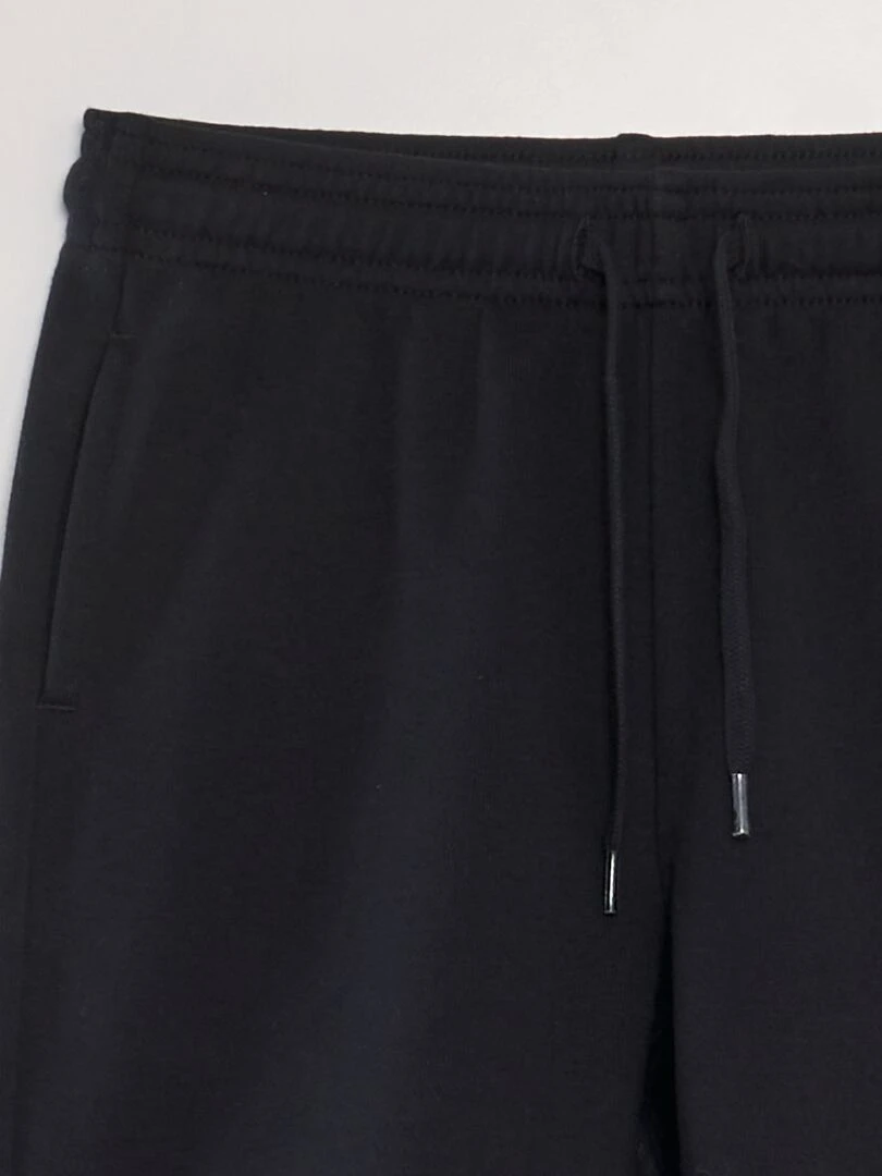 Bermuda en french terry   noir