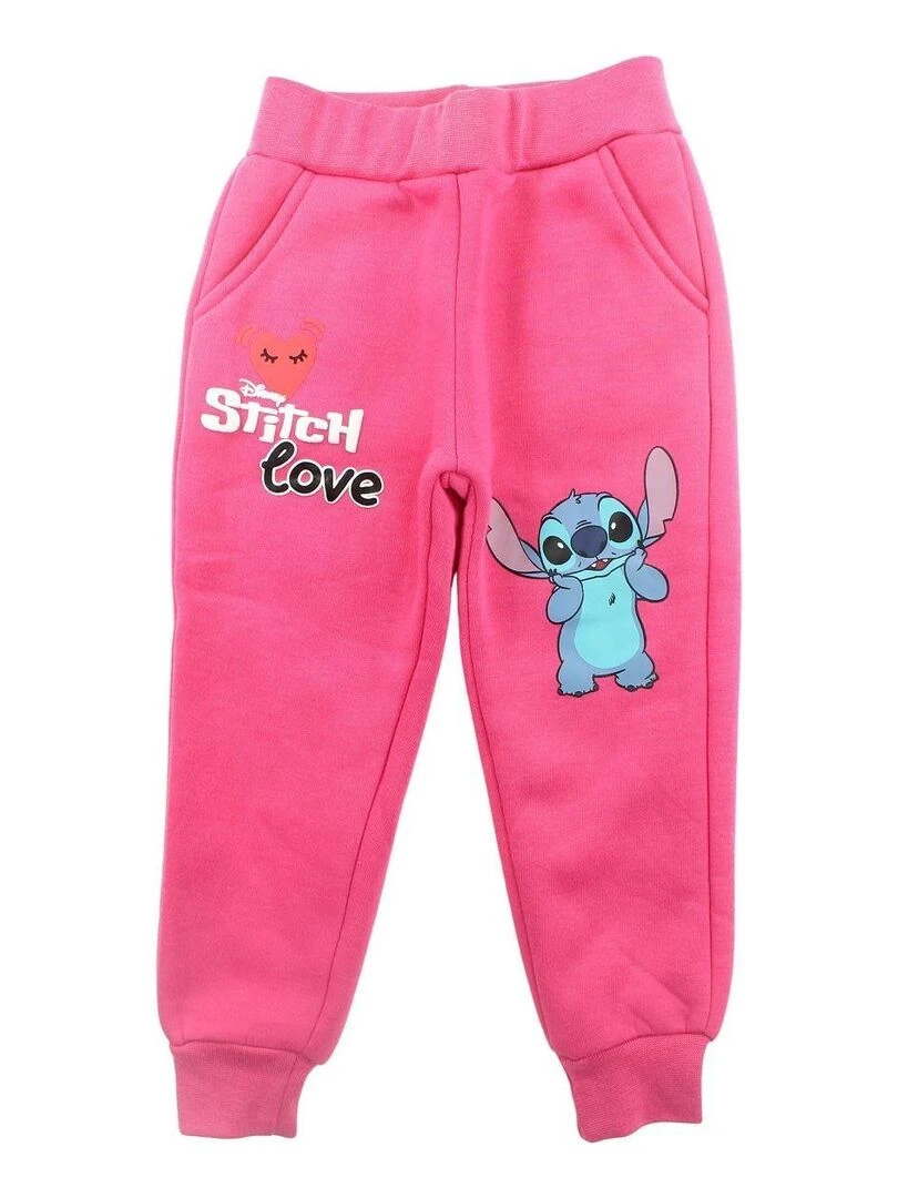 Disney   Ensemble ​​Veste pantalon fille Imprimé Lilo Et Stitch   Rose