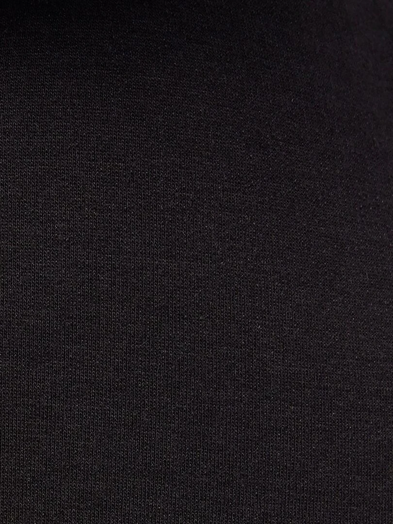 T shirt col zippé Comfort Thermolactyl 4 enfant   DamartSport   Noir