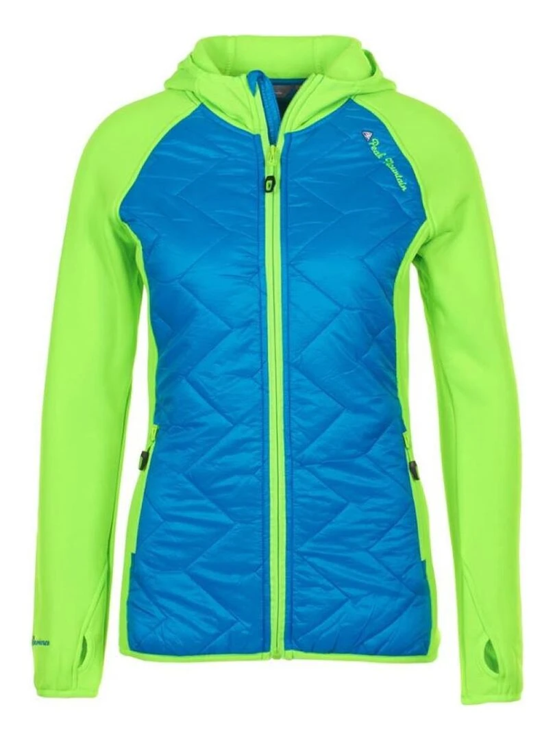 Blouson polarshell femme ACERLA Bleu Vert