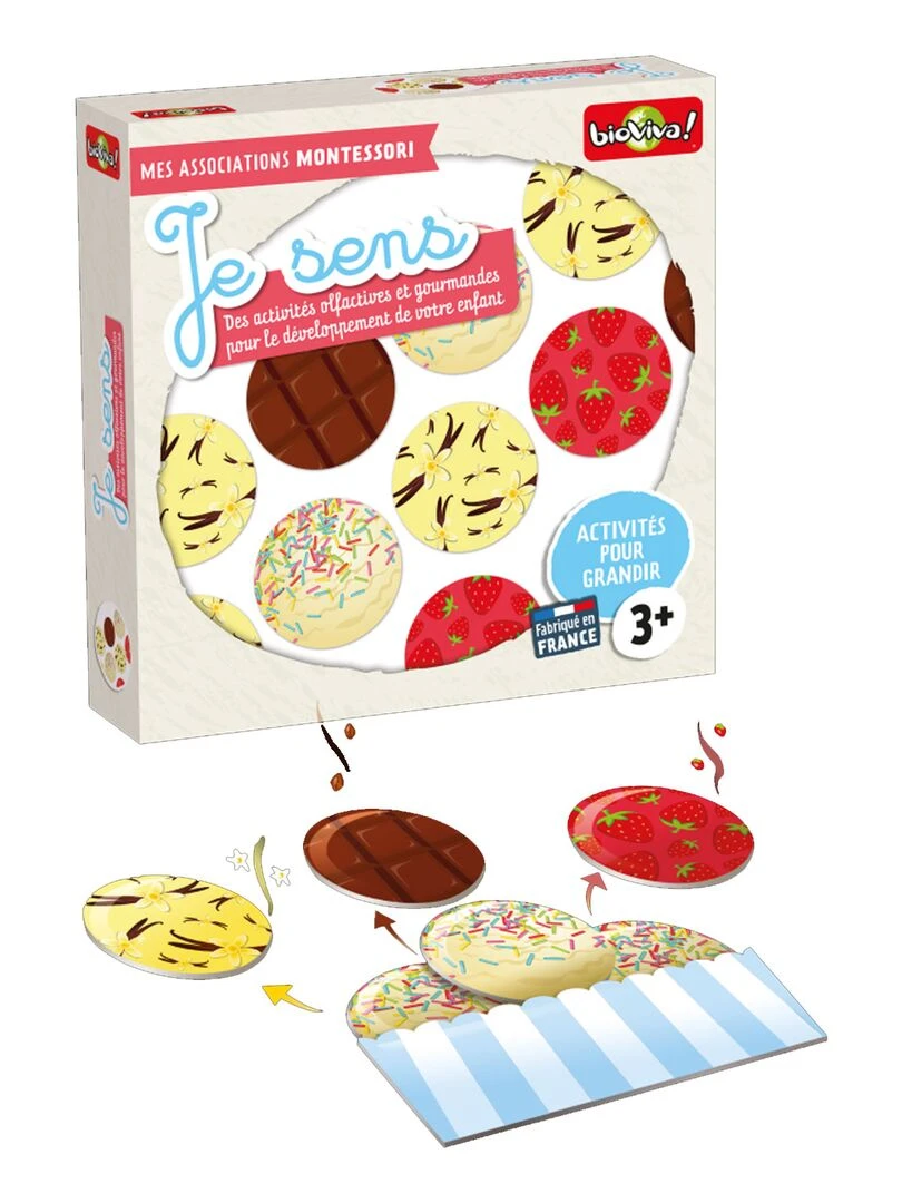 Mes associations Montessori : Je sens N/A