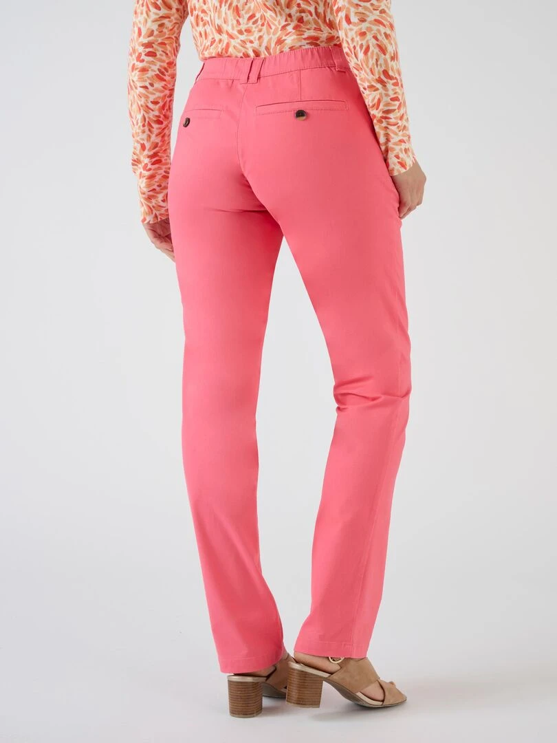 Pantalon chino   Damart   Rose