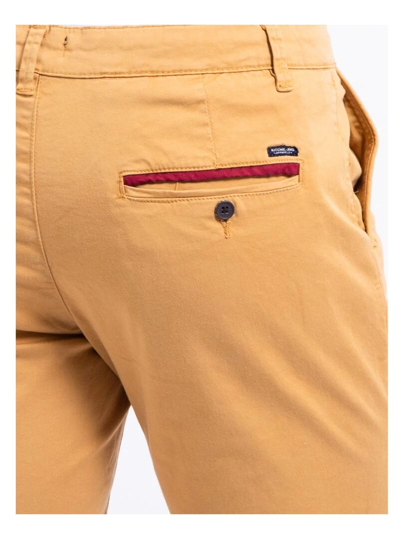 Bermuda chino BERKLARO   Moutarde