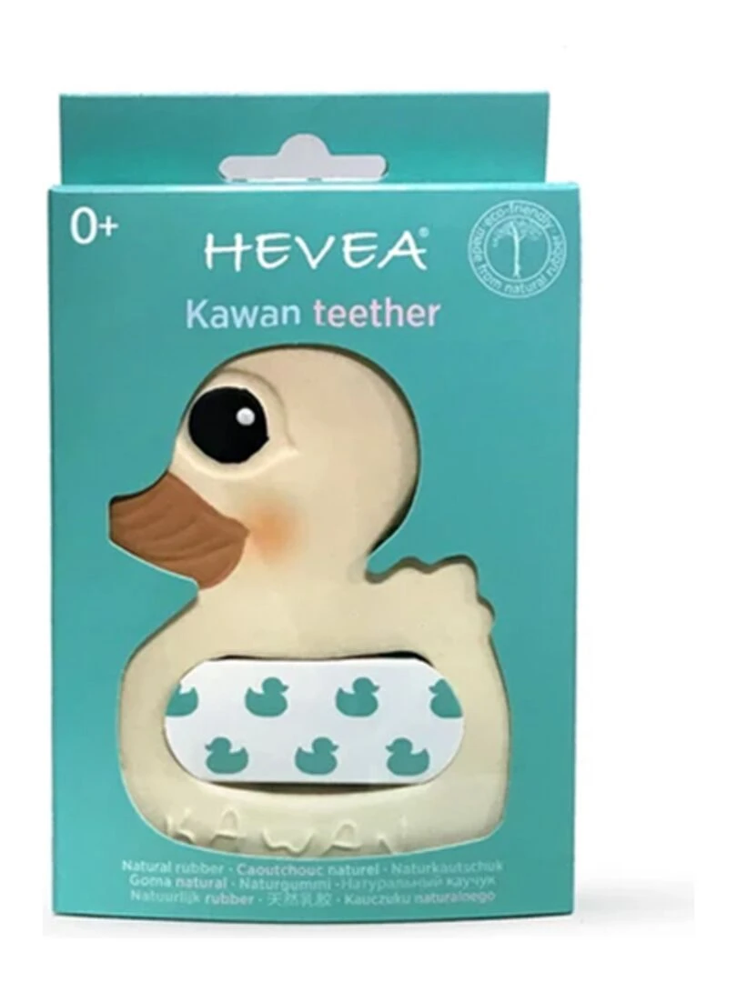 Anneau de dentition en caoutchouc naturel Kawan Blanc
