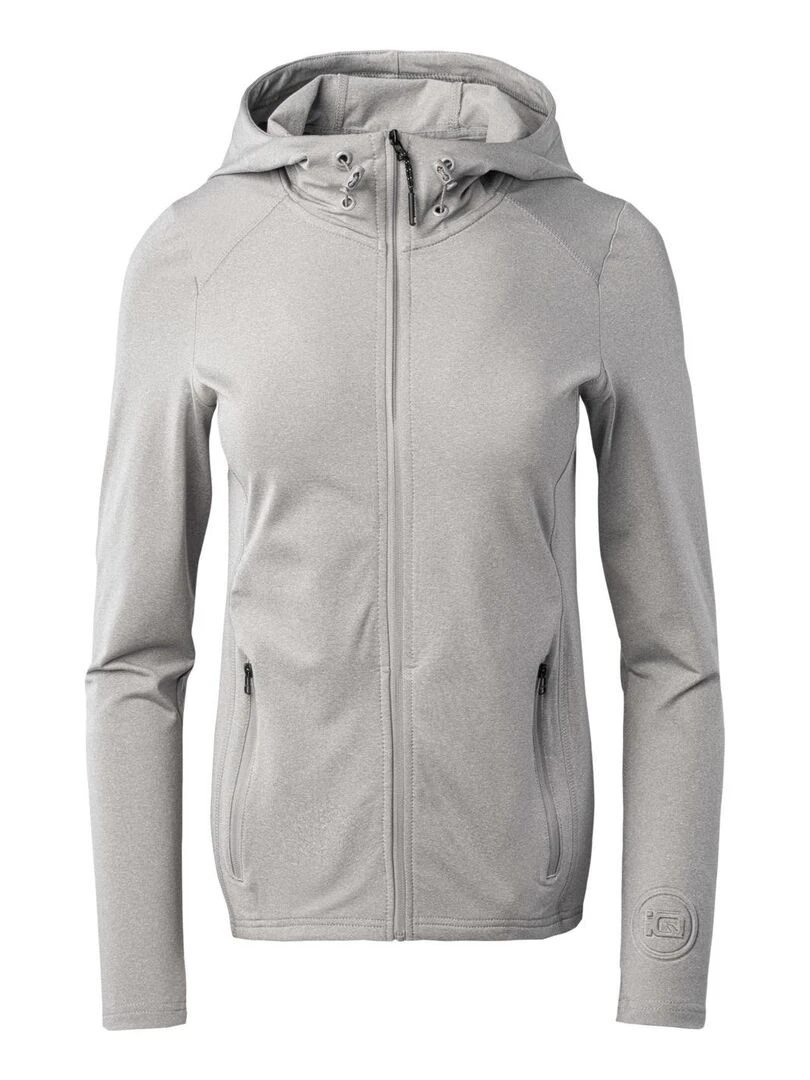 IQ Veste à capuche TAIGA Gris Gris clair