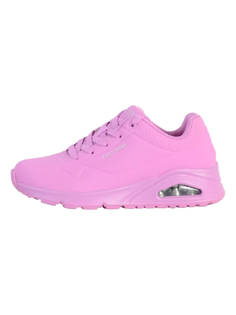 Basket à lacets Skechers Stand On Air Femme Rose