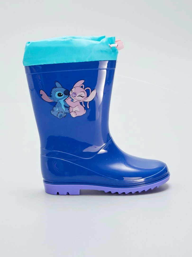 Bottes de pluie 'Stitch' bleu