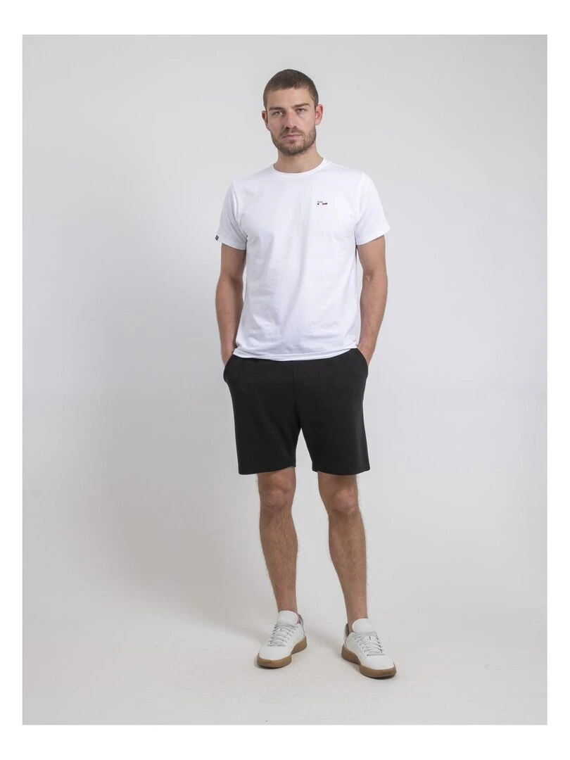Short molleton BEMAXIN   Noir