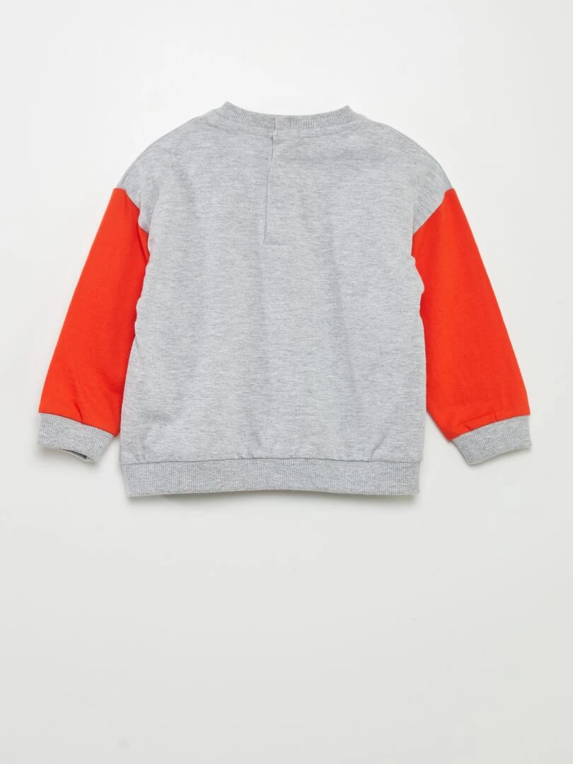 Pyjama long 'Super Mario'   2 pièces   Gris/rouge