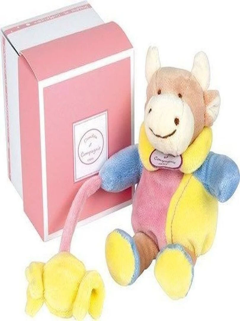 doudou Doudou et compagnie Vache Rose DC2573 Surprise Activite Rose