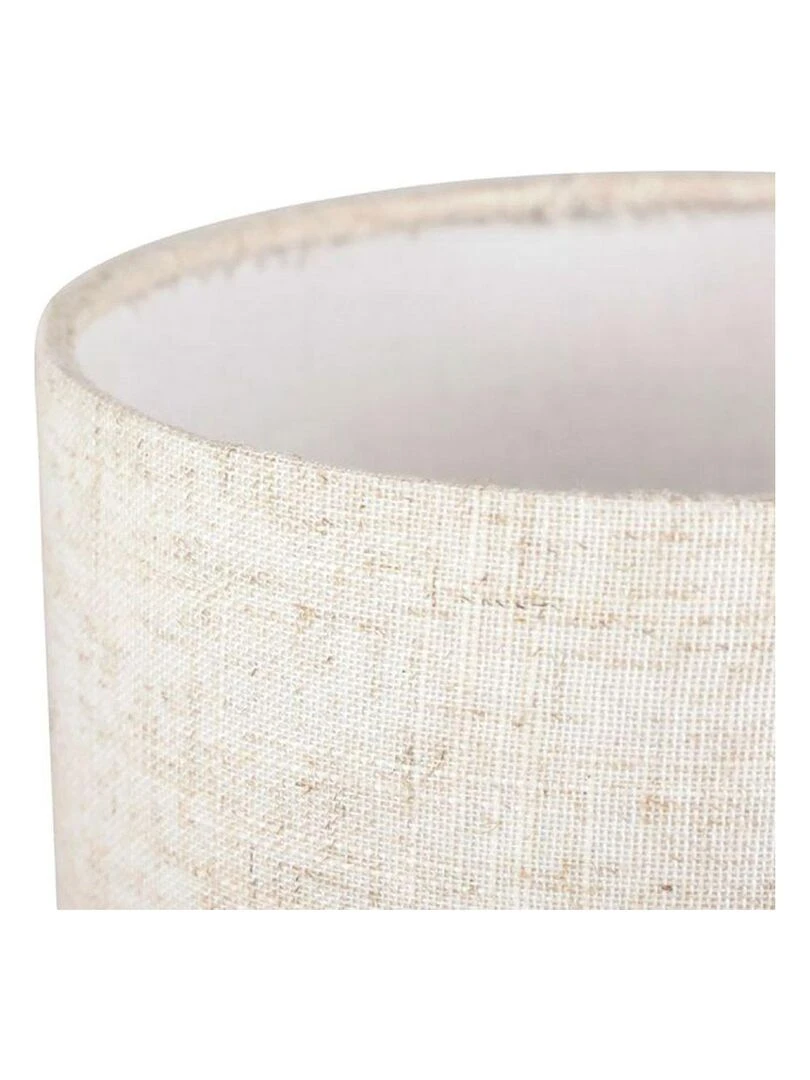Lampe pin lin Léa beige marron   Beige