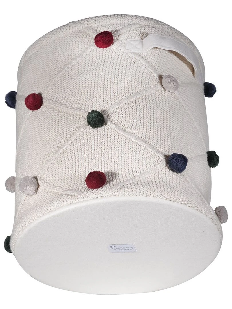 Panier de rangement Pompon   Beige