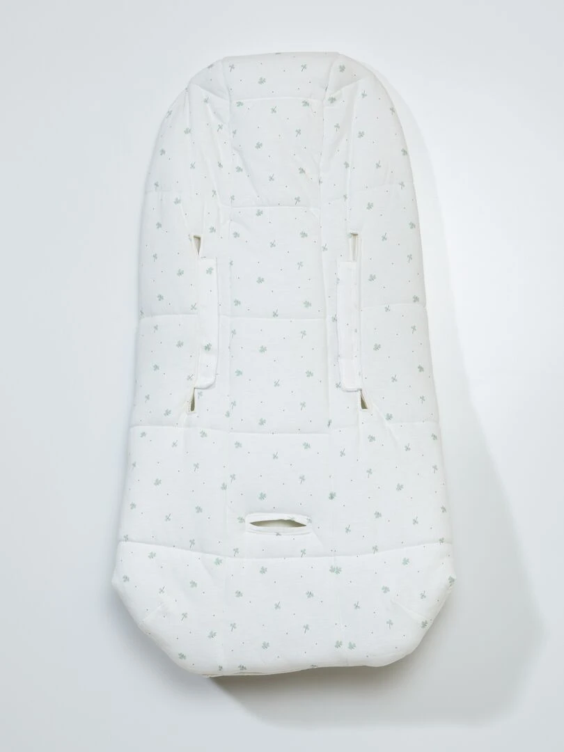 Nid d'ange avec imprimé   Spécial promenade   BLANC