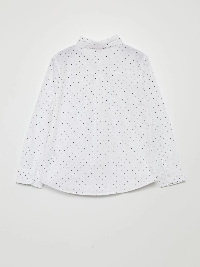 Chemise en popeline   Blanc