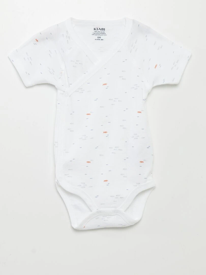 Lot de 3 bodies fantaisie   Bleu ciel