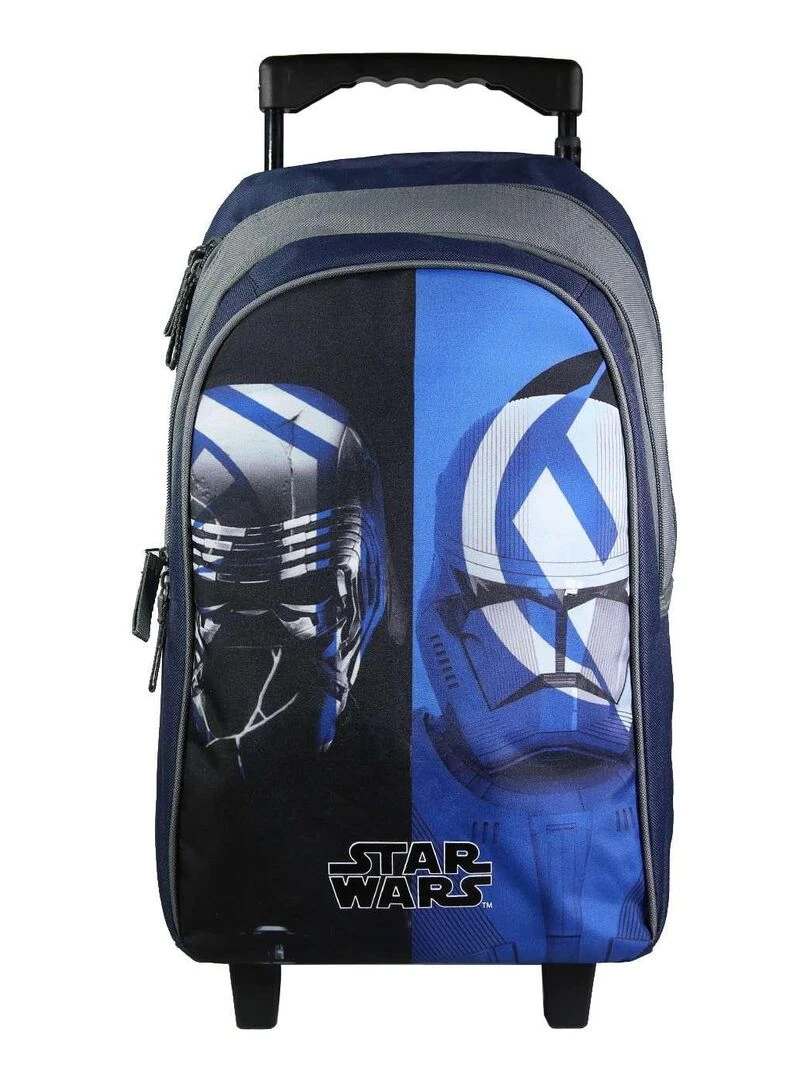 BAGTROTTER Sac à dos à roulettes 45 cm Disney Star Wars Bleu Multicolore