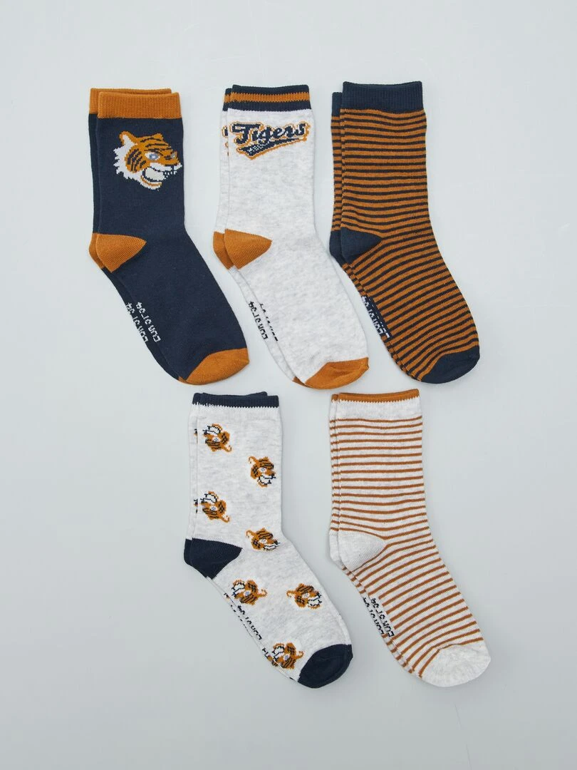Paires de chaussettes Gris