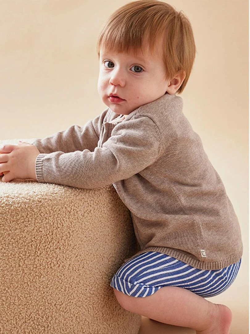 Cardigan en tricot fin    Noukie's   Beige