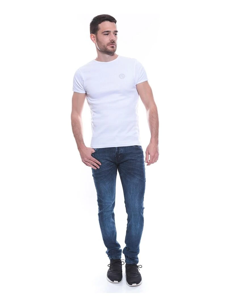 Jean coupe ajustée SAVONE   Bleu