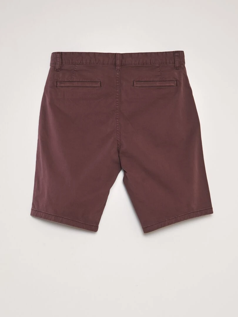 Bermuda chino Burgundy