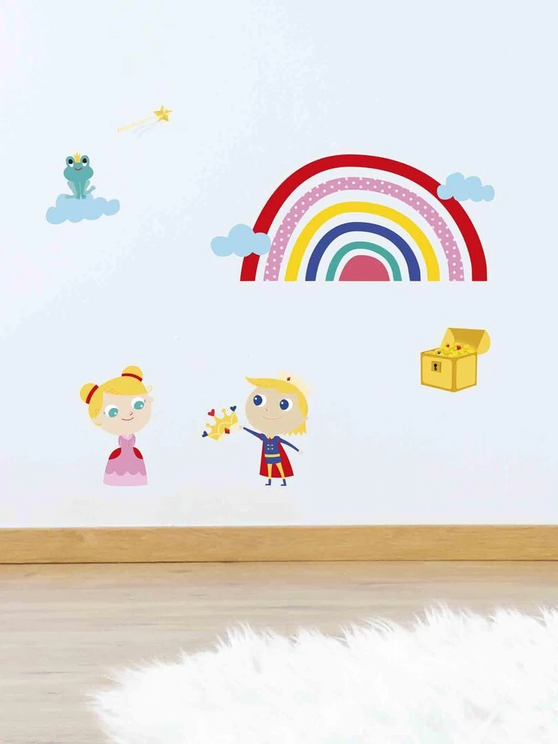 Sticker mural   Princesse et Prince   N/A
