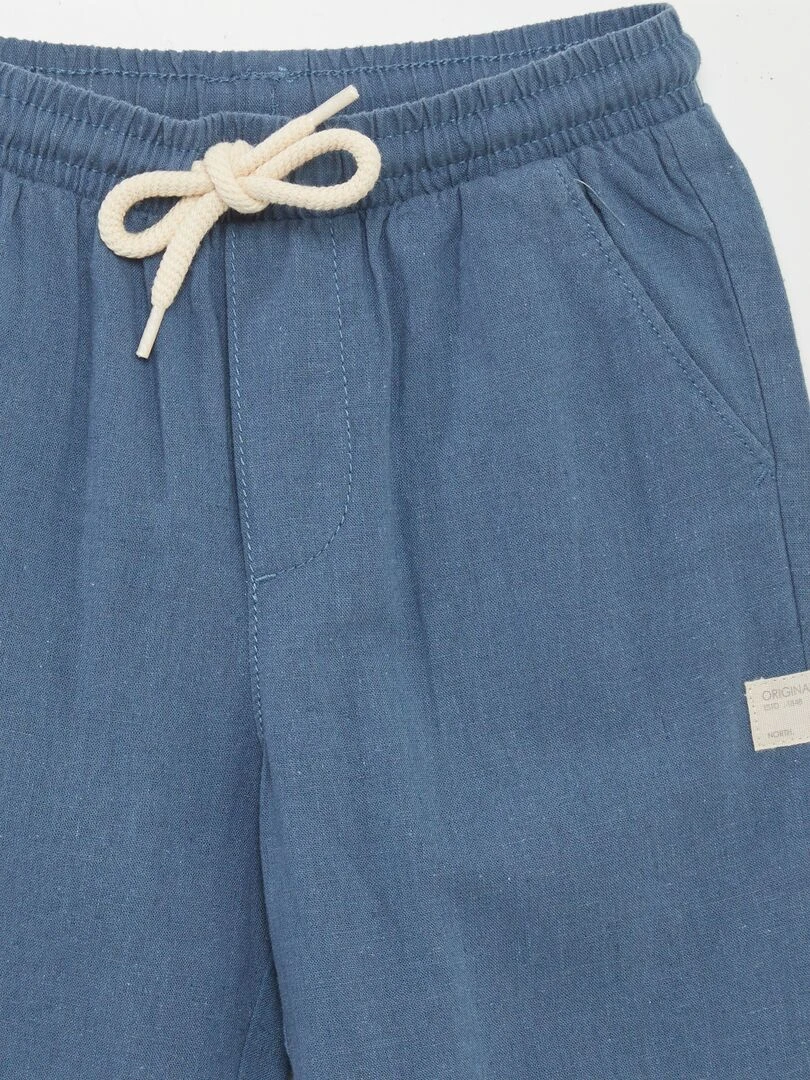 Pantalon fluide   Bleu