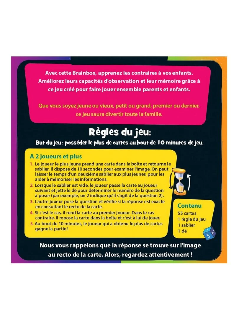 Brainbox : les contraires N/A