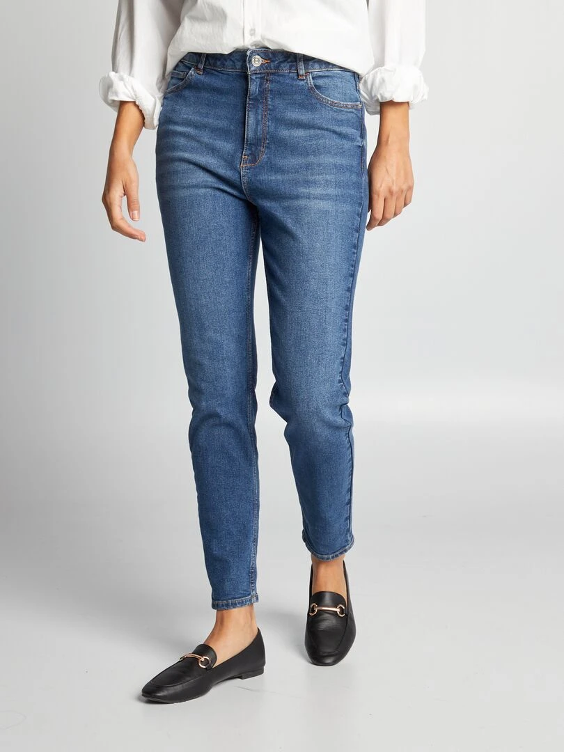 Pantalon slim en denim L30 Stone