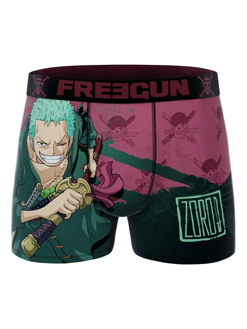 Lot de 4 boxers enfant One Piece Freegun   Orange