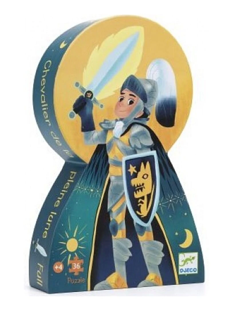 Puzzle Silhouette Chevalier De La Pleine Lune 36 Pcs N/A