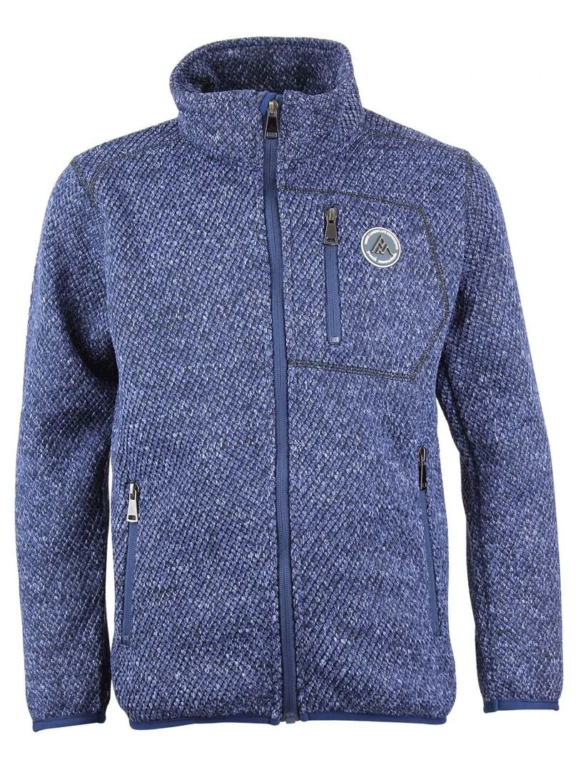 Blouson polaire mixte ECAPINO PEAK MOUNTAIN Bleu marine