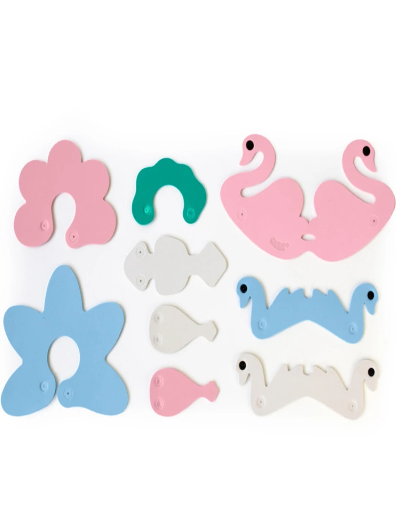 Jouets de bain à assembler Le lac des cygnes   Multicolore