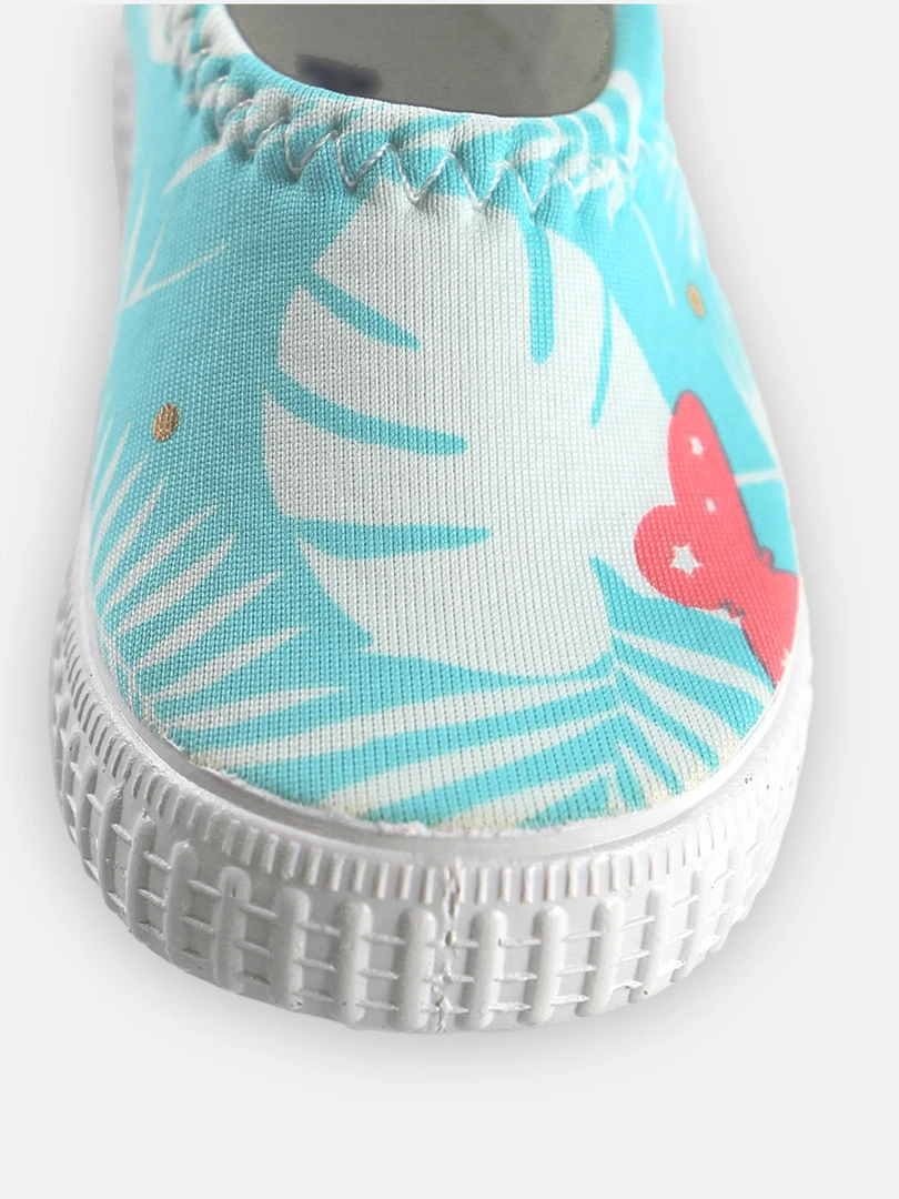 Chaussures De Bain Imprimées   Bleu turquoise