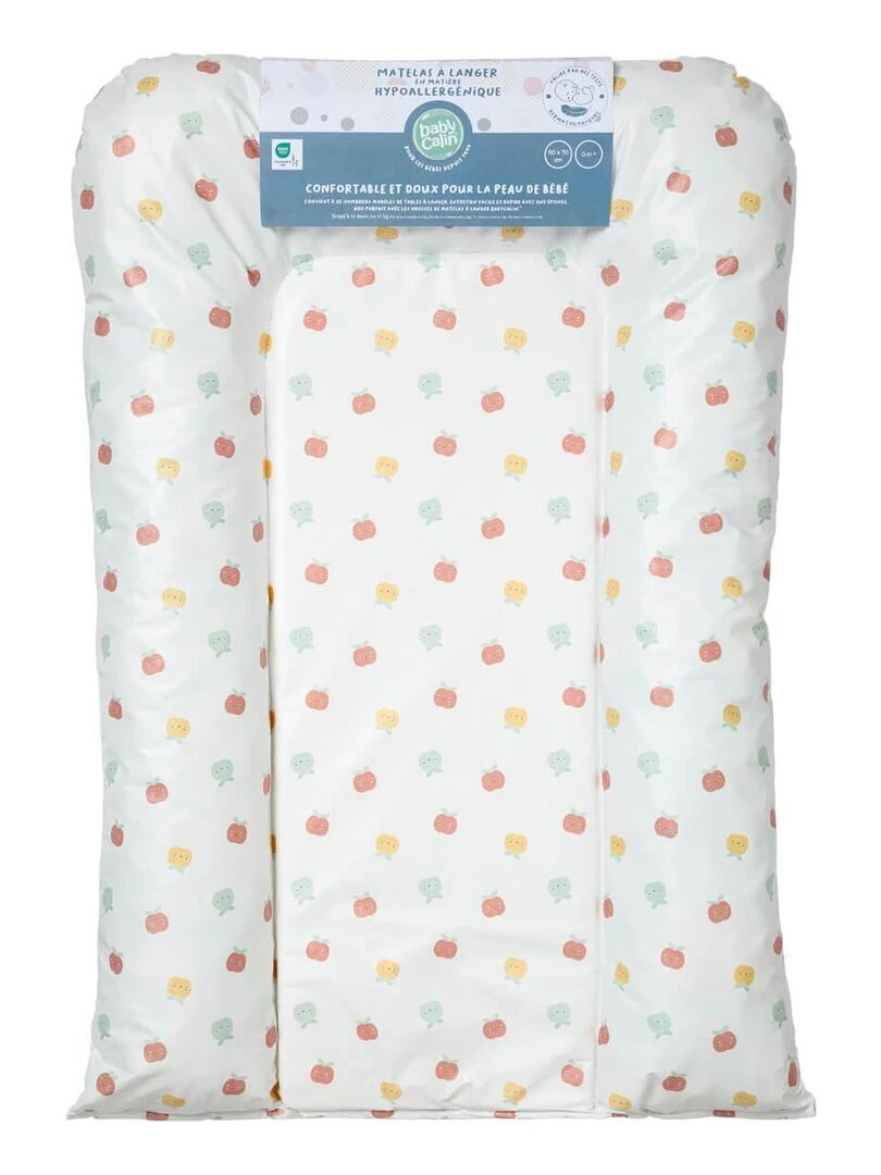 Matelas à langer Flocons Hypoallergénique   Rouge tomate