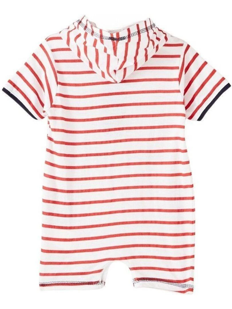 Lee Cooper Combishort bébé garçon imprimé logo en coton Rouge