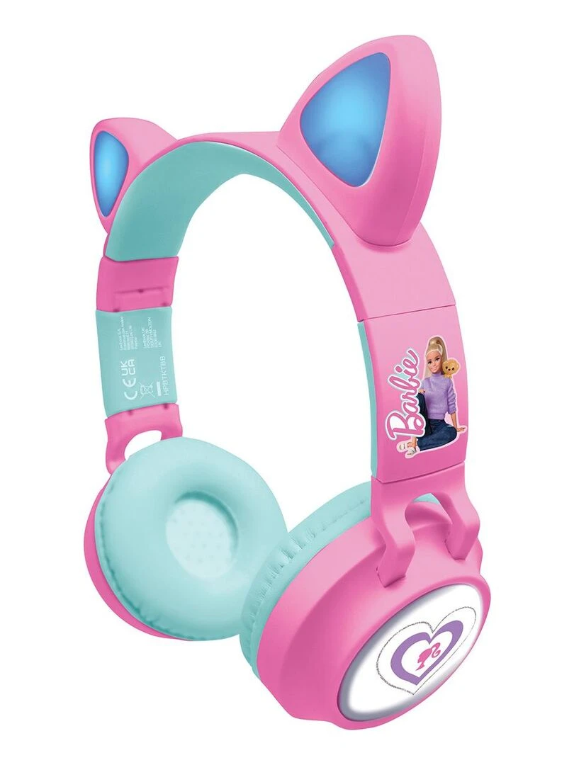 Casque Bluetooth Barbie avec effets lumineux   N/A