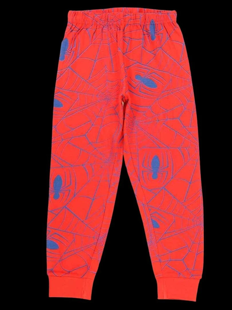 Disney   Pyjama garçon imprimé Spiderman en coton   Gris