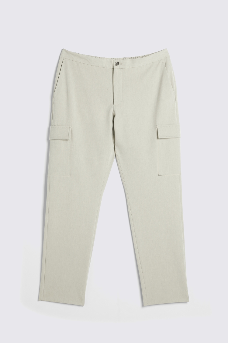 Slim Fit Khaki Donegal Trousers   Buy Online at Moss