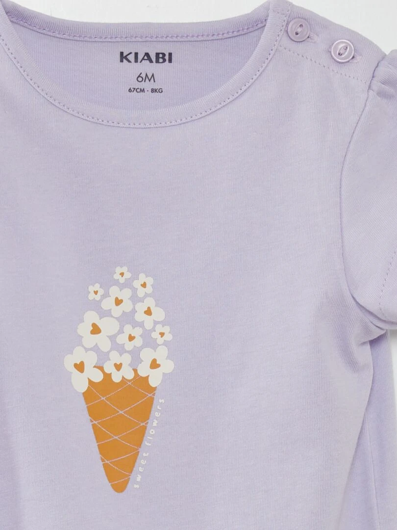 T shirt animé Lila