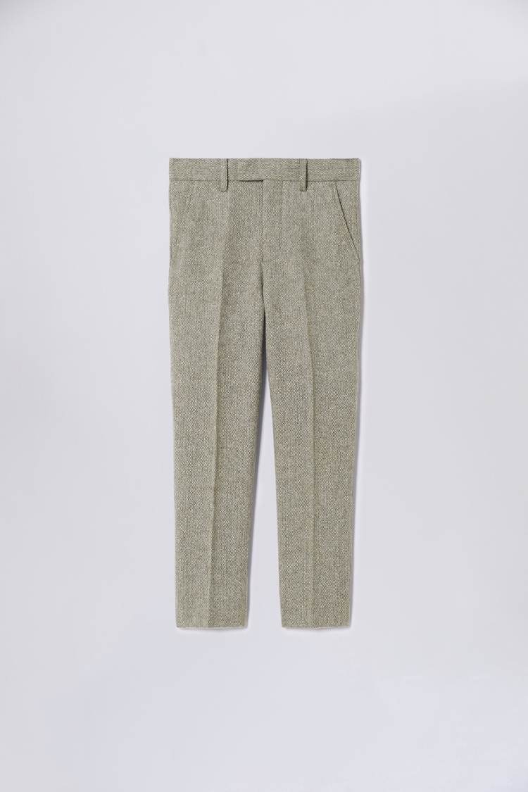 Boys Sage Herringbone Tweed Jacket   Buy Online at Moss