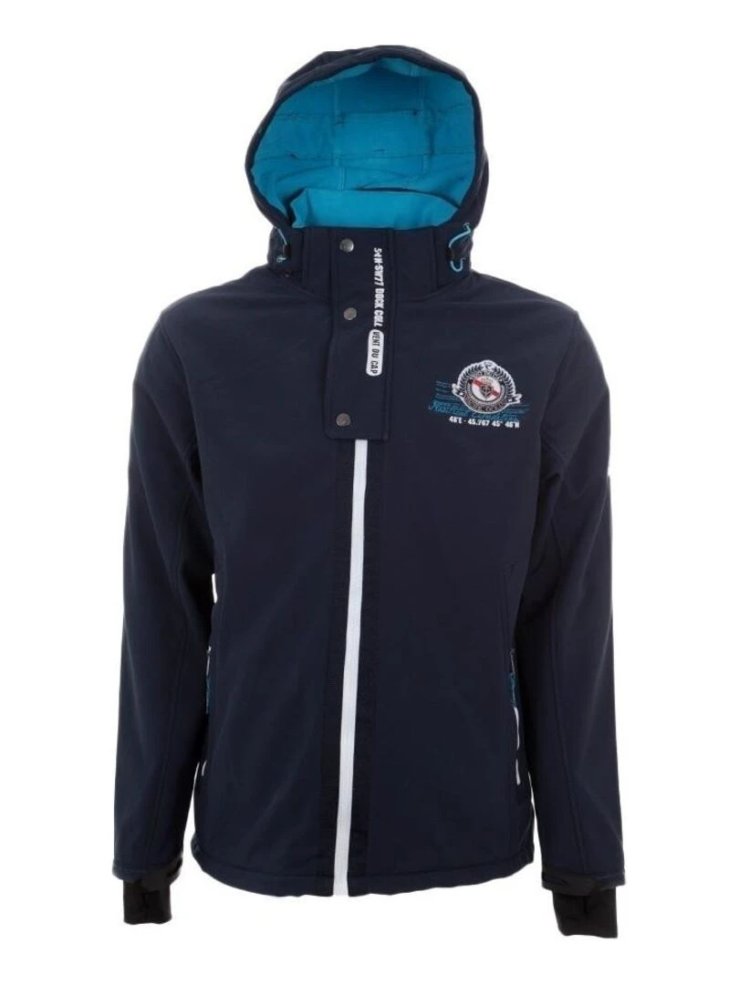 Blouson softshell homme CETOM VENT DU CAP Bleu marine